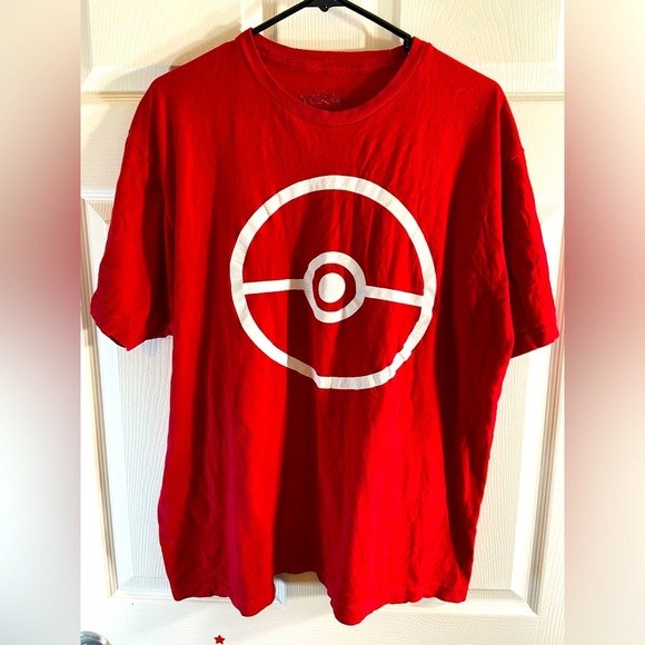 🌕3 for $30🌗 Pokémon - Large T Shirt - Red - XL - Picture 1 of 4